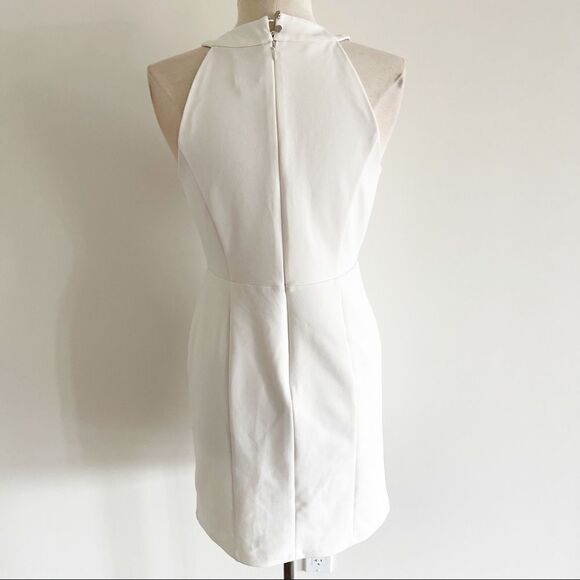 Cece White Halter Mini Dress Cocktail Size 6 - Picture 8 of 8